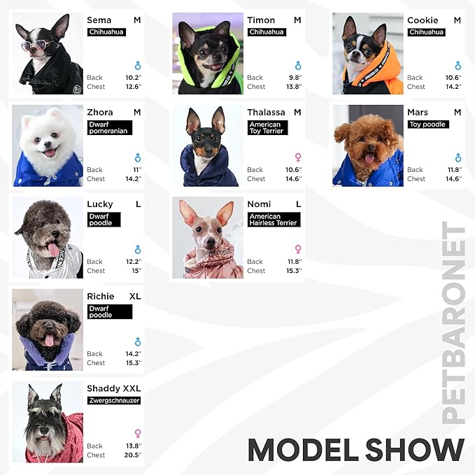 Winter Dog Coat for Female Pups with Full Belly Coverage, Girl Dog Clothes, Snow Jacket for Dogs, Snowsuit, Winter Coat for Dogs for Cold Weather, Ideal for Small Medium Dogs (Medium)