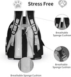 Cat Backpack Carrier for Cats and Small Dogs, Breathable Cat Bubble Backpack, Airline Approved Pet Travel Carrier for Hiking Camping Outdoor(Black)
