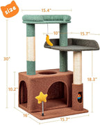 Bundle-2 Items:Maine Coon Cat Tree+Small Cat Tree