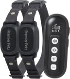 Premier Pet Dog Shock Collar - Safe Behavior Training - 1000ft Long Range Training Shock Collar with Remote - Waterproof Rechargeable Design - 3 Modes - 16 Levels of Static Stimulation - 2 Collars