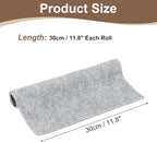 uxcell Self-Adhesive Cat Scratching Mat, 1 Roll 11.8" x 11.8" Couch Protector from Cat Claws for DIY Sofa, Wall, Doors, Cut Anti Cat Scratch Pad Carpet Mat, Light Gray