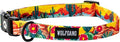 Wolfgang Heavy Duty, Adjustable Dog Collar with Quick Release Nylon Buckle for Walking & Training, PackLeader Print, Small
