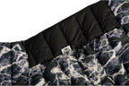 Micai Warm Dog Coat - 4 Legs Covered Waterproof Windproof Reflective Vest, Zippered Adjustable Outdoor Snow Jacket for Small Medium Large Dogs - Black S
