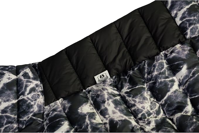 Lovelonglong Warm Jacket - 4 Legs Covered Waterproof Windproof Reflective Vest, Zippered Adjustable Outdoor Snow Coat for Small Medium Large Dogs - Black L