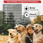 PetJoy Dog Bark Collar for Small Dogs 5-15 lbs, Bark Collar 3 Pack with 5 Adjustable Levels of Sensitivity, Barking Collar Small Breed