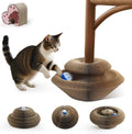 Kitty kurlz cat Toy Magic Organ Cat Scratching Board with Bell Ball,Foldable Accordion Kitty Curls Cat Scratcher,marlenes Kitty kurlz Interactive Toy for Indoor Cats,Pink