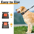 Mayerzon Martingale Dog Collar No Pull for Large Medium Dogs, Adjustable Neoprene Walking Collar for Pitbull German Shepherd Rottweiler, Reflective Anti Pull Design for Training Hiking(M, Black)