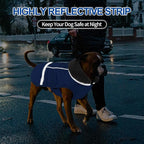 Doglay Dog Coat, Waterproof Dog Jacket Pet Winter Coat for Cold Weather with Thicken Furry Collar, Reflective Puppy Winter Jacket Warm Fleece Lining for Small Medium Large Pets