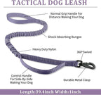 COOYOO Dog Collar,3 Piece Set Tactical Dog Collars, Adjustable Military Training Nylon Dog Collar with Control Handle and Heavy Metal Buckle for Medium and Large Dogs