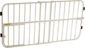 Carlson 24-38" Lil Tuffy Expandable Metal Dog Gate for Doorways, Indoor Pet Gate with Small Pet Door, No-Drill Pressure Mount, White
