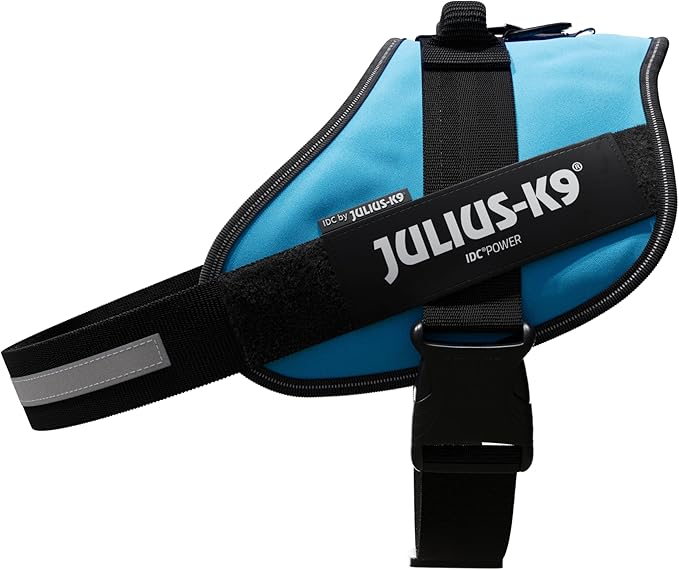 Julius-K9, 16IDC-AM-4, IDC Powerharness, Dog Harness, Size: 4, Aquamarine