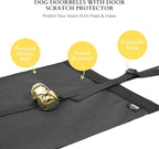 Anti-Scratch Dog Door Bell - Adjustable Puppy Potty Training Bells, Hanging Doorbell to Protect Doors & Trim