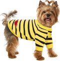 Pet Dog Striped T-Shirt Dogs Cats Cotton Vest Spring Summer Pet Apparel Tee Shirt Suitable for Small and Medium Large Pets French Bulldog Bichon