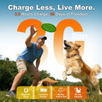 Bark Collar AI Dual-Detection, Instant Quiet Anti Bark Device 4 Training Modes, 30-Day Battery, One-Click Peace, 9-Level Sensitivity Automatic Dog Bark Collar for Large Medium Small Dogs,Orange