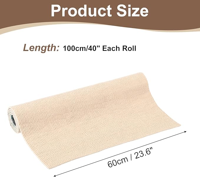 uxcell Self-Adhesive Cat Scratching Mat, 1 Roll 39.4" x 23.6" Couch Protector from Cat Claws for DIY Sofa, Wall, Doors, Cut Anti Cat Scratch Pad Carpet Mat, Khaki