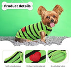 Dog Shirts for Large Dogs, Striped T-Shirts Pets Vest Pet Apparel Tee Shirts Dog Tank Top Spring Summer Suitable for Chihuahua French Bulldog Bichon Shih Tzu