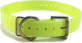 Replacement Strap for Garmin Collars - 3/4" Wide Ultra-Durable Dog E-Collar Replacement for Training, Bark, Shock, Electric, and GPS Collars - 28" Adjustable LengthGarmin (Neon Yellow)