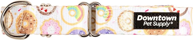 Downtown Pet Supply - Martingale Collar for Dogs - Dog Training Collar - Big, Wide & Thick Dog Collar - Escape-Proof, Weatherproof, Durable and Comfortable - Donut - Small Dog Collar