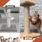 360FT/110M Natural Sisal Rope for Cat Scratching Posts, 6mm Thick Jute Hemp Cat Rope for Cat Tree Replacement, Cat Scratch Post Repair, DIY Projects, and Furniture Wrapping