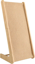Extra Large Cat Scratcher, L-Shaped Sisal Cat Scratching Pad, Solid Scratching Ramp, Vertical & Tilted Design, Sturdy Claw Post for Big Cats