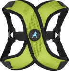 Gooby Comfort X Step in Lite Dog Harness - Choke Free, Escape Free with Light Breathable Mesh - Step in Dog Harness for Small Dogs Only - Quick Release Buckle, Metal D-Rings - Green, Medium