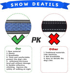 No Pull Dog Harness with Reflective Adjustable,Stops Pets from Pulling and Choking On Walks for Large Dogs (Blue, XXL)