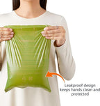 Amazon Basics Premium Leak Proof Dog Poop Bags with Dispenser and Leash Clip, Cucumber Scented, 13" x 9", 540 Count (36 Rolls of 15)