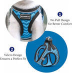 Dog Harness with Leash Set, No Pull Adjustable Reflective Step-in Puppy Pet Vest Harnesses for Small Medium Large Dogs and Cats,Camo Set M