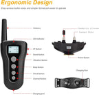 Bousnic Dog Training Collar 2 Dogs Upgraded 1000ft Remote Rechargeable Waterproof Electric Shock Collar with Beep Vibration Shock for Small Medium Large Dogs (15lbs - 120lbs)