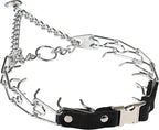 Herm Sprenger Prong Collar for Dogs Training – Quick Release Buckle & Swivel Ring for Easy Use – Made of Durable Steel Chrome Plated in Germany– 4.0mm Prongs for Extra Large Dogs with 26-30" Neck