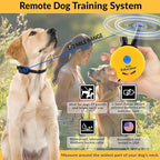 E-Collar – Educator ET-302B-C 1/2 Mile Waterproof Remote Dog Training Collar Includes Premium Finger Clicker Trainer, 100 Programmable Levels + Vibration + Light + Sound, Black