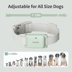 PATPET Dog Training Collar - IPX7 Waterproof Zap Collar for 8-100lbs Small Medium Large Dogs, 1800ft Rechargeable Dog Trainer, 3 Safe Modes, Green