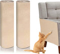 huraty 2 Pcs Cat Scratching Mat, Trimmable Cat Scratchers Furniture Protector Scratching Pad Cover Replacement for Cat Climbing Post Tree Sofa Couch Wall, Beige 78.7"x15.8"