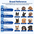 BARKLESS Sturdy No Pull Head Collar for Medium Large Dogs, Gentle Reflective Head Halter with Safety Link, Adjustable Nylon Dog Training Muzzle Leash for Walking Control (Blue, M)