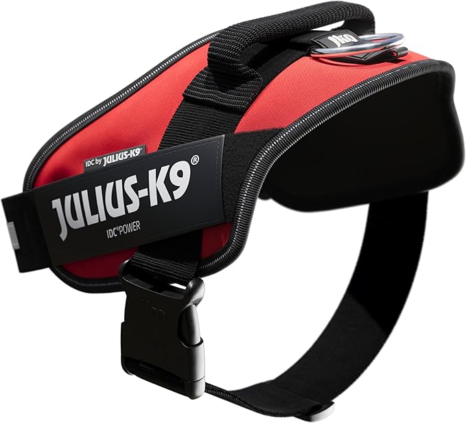 Julius-K9, 16IDC-R-1, IDC Powerharness, Dog Harness, Size: 1, Red