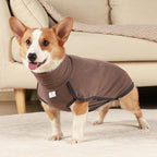 Dog Sweater Pullover Cold Weather Vest for Dogs Dog Sweatshirt & Jacket for Indoor and Outdoor Use (XX-Small, Brown)