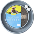 Cat Scratcher Toy Ball Track for Indoor Cats,Round Interactive Scratching Board Exercise Set for Bored Indoor Adult and Kitten Mental & Physical Stimulation (Grey)