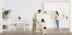 Regalo Safety 192" Super Wide Baby Gate & Play Yard, 2-in-1 Convertible Extra Wide Safety Barrier, Hardware Mounted for Toddlers & Pets, Tested & Safe for 30 Years, American Designed & Owned, White