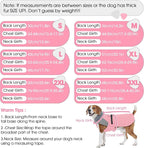 Nanaki Small Dog Coat for Winter Waterproof, Warm Fleece Lining Furry Collar Dog Jacket With Leash Hole, Reflective Adjustable Cold Weather Puppy Jacket Vest, Pullover Pet Snow Suit Male Female,Pink S