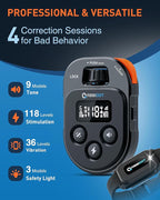 ABBIDOT Shock Collar for Dogs, 4500FT Dog Training Collar with Remote，IPX7 Waterproof Rating，6 Training Modes (Beep, Vibration, Safe Shock), Enhanced Night Light, Rechargeable E-Collar （10-130 lbs）