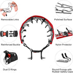 Prong Training Collar with Comfort Tips and Quick Release - Dog Choke Pinch Collar with Nylon Cover - Classic Collar and Leash for Small to Large Dogs