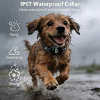 KIP Remote Dog Training Collar, IP67 Waterproof Shockproof E-Collar with 5 Training Modes, Rechargeable and Adjustable for Small, Medium and Large Dogs