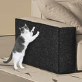 ICOOP Furniture Protectors from Cats Scratching Self Adhesive Black Cat Scratching Mat 15.8"×160" DIY Cat Couch Protector Sofa Protector for Cats Scratch Posts Couch Protection Replacement Carpet Rug