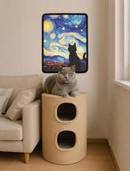 ILIMOC Sisal Cat Scratcher Mat: 3 Pcs 16x12 Inches Cat Scratcher Art Wall for Indoor Cats Natural Art Print - Couches - Durable Scratching Poster to Protect Couch and Carpet Cabinets Doors