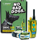 Dogtra E-Collar Tom Davis 280C 2.0 [2025 Edition], Boost & Lock, Waterproof, 1/2-Mile Range Dog Training Collar with Remote, Rechargeable, 127 Levels, Vibration, Bungee, No Bad Dogs Trainers