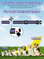 Bousnic Dog Shock Collar 2 Dogs (5-120Lbs) - 3300 ft Waterproof Training Collar for Dogs Large Medium Small with Rechargeable Remote, Beep (1-8) Vibration (1-16) and Humane Shock (1-99) Modes