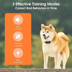 Shock Collar for Dogs - Waterproof Rechargeable Dog Electric Training Collar with Remote for Small Medium Large Dogs with Beep, Vibration, Safe Shock Modes (8-110 Lbs)