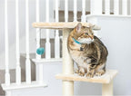 Armarkat 3 Levels Real Wood Cat Tower for Kittens Play 48 Height Beige A4801