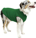 Gooby - Stretch Fleece Vest, Pullover Fleece Vest Jacket Sweater for Dogs, Forest Green, 4X-Large