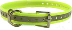 Replacement Strap for Dogtra Collars - 3/4" Wide Ultra-Durable Dog E-Collar Replacement for Training, Bark, Shock, Electric, and GPS Collars - 28" Adjustable Length Reflective Yellow